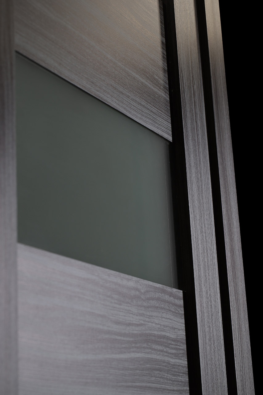 DELLA VETRO GRAY OAK BARN BELLDINNI MODERN INTERIOR DOOR - 4