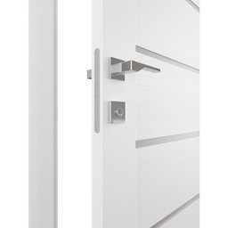 ALBA BIANCO NOBLE DOUBLE BELLDINNI MODERN INTERIOR DOOR - 2
