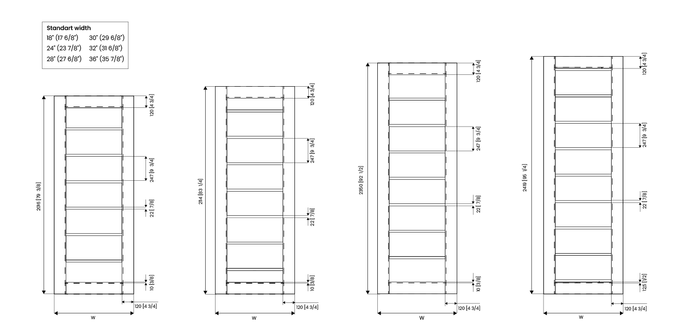 ALDA GRAY OAK SWING BELLDINNI MODERN INTERIOR DOOR - 10
