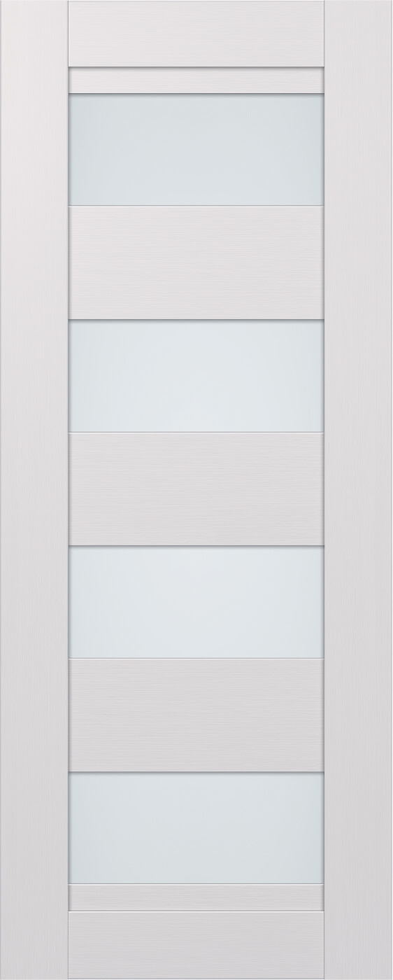 DELLA VETRO BIANCO NOBLE SLAB BELLDINNI MODERN INTERIOR DOOR - 1