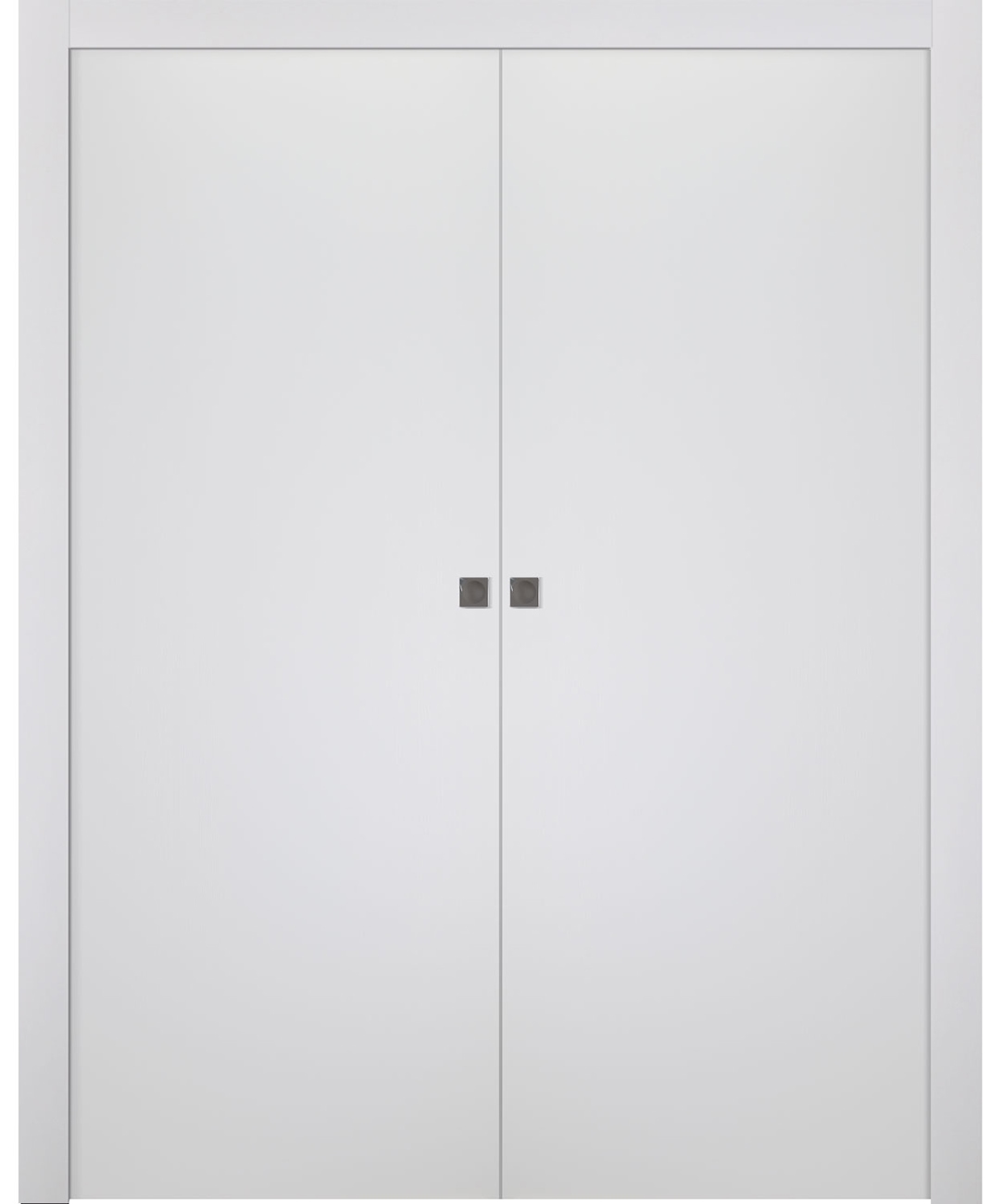 PALLADIO BIANCO NOBLE DOUBLE POCKET DOORS BELLDINNI MODERN INTERIOR DOOR - 1