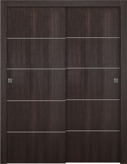 OPTIMA 4H VERALINGA OAK BYPASS BELLDINNI MODERN INTERIOR DOOR - 5