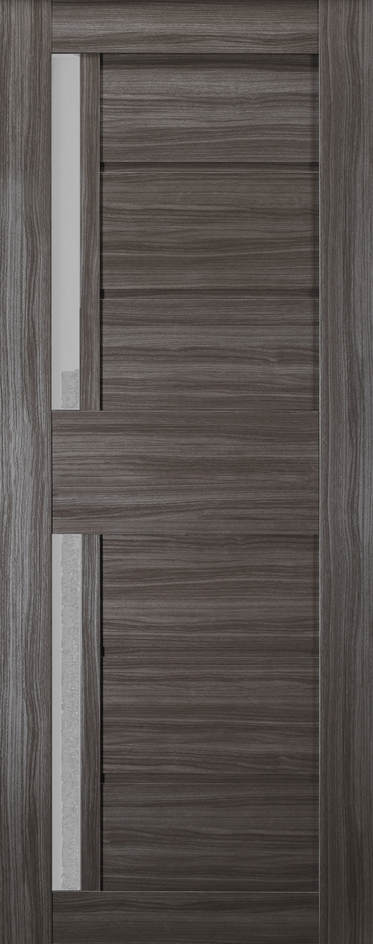 ESTA VETRO GRAY OAK SLAB BELLDINNI MODERN INTERIOR DOOR - 1