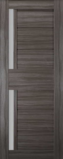 ESTA VETRO GRAY OAK SLAB BELLDINNI MODERN INTERIOR DOOR - 1