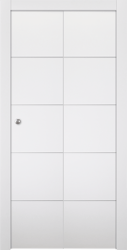 OPTIMA 4H SNOW WHITE BI-FOLD BELLDINNI MODERN INTERIOR DOOR - 1