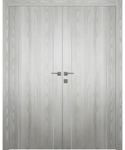 OPTIMA 2U RIBEIRA ASH DOUBLE POCKET DOORS BELLDINNI MODERN INTERIOR DOOR - 1