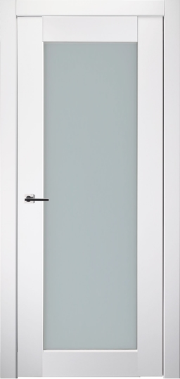 SMART PRO 207 VETRO POLAR WHITE SWING BELLDINNI MODERN INTERIOR DOOR - 4