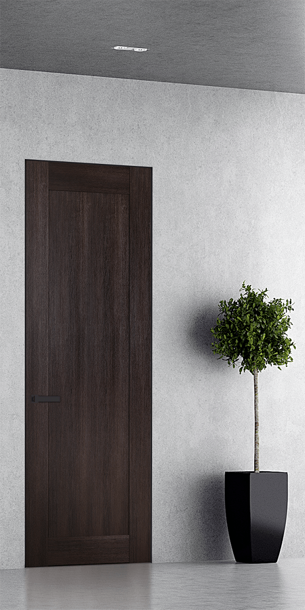 AVON 07 VERALINGA OAK INVISIBLE METAL FRAME BELLDINNI MODERN INTERIOR DOOR - 1