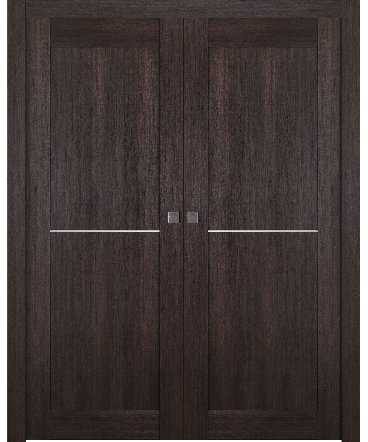 AVON 07 1H VERALINGA OAK DOUBLE POCKET BELLDINNI MODERN INTERIOR DOOR - 1