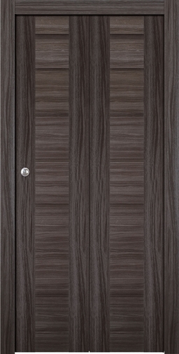 ALDA GRAY OAK BI-FOLD BELLDINNI MODERN INTERIOR DOOR - 5