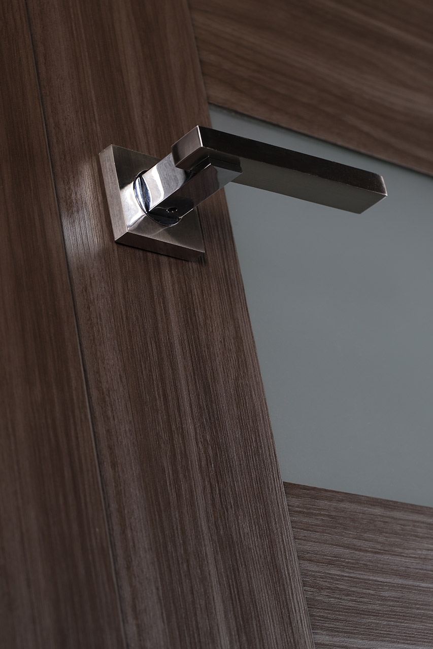 EDNA VETRO GRAY OAK SWING BELLDINNI MODERN INTERIOR DOOR - 4