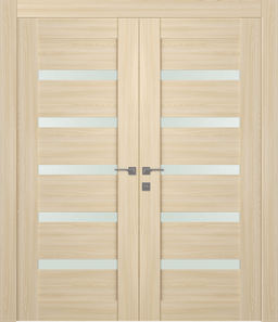 AVON 07-04 VETRO LOIRE ASH DOUBLE DOORS BELLDINNI MODERN INTERIOR DOOR - 6