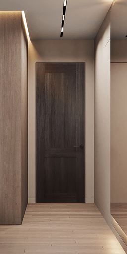 AVON 07 R VERALINGA OAK INVISIBLE METAL FRAME BELLDINNI MODERN INTERIOR DOOR - 2