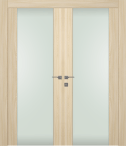 AVON 202 VETRO LOIRE ASH DOUBLE DOORS BELLDINNI MODERN INTERIOR DOOR - 1