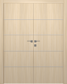 OPTIMA 4H LOIRE ASH DOUBLE DOORS BELLDINNI MODERN INTERIOR DOOR - 1