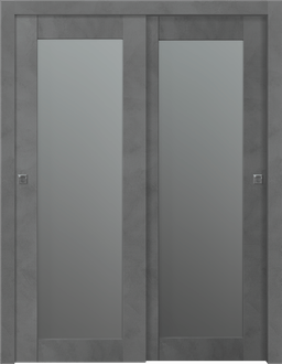 AVON 207 VETRO DARK URBAN BYPASS BELLDINNI MODERN INTERIOR DOOR - 1
