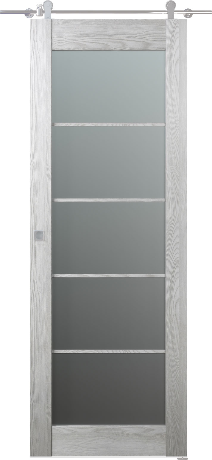 AVON 5 LITE VETRO RIBEIRA ASH BARN BELLDINNI MODERN INTERIOR DOOR - 4