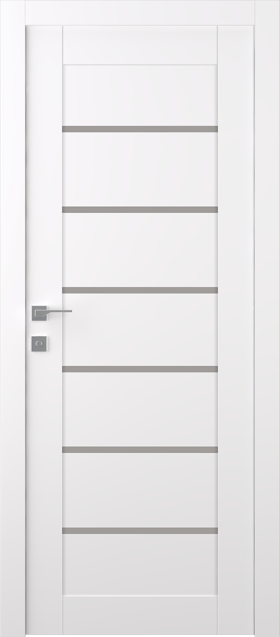 ALBA SNOW WHITE SWING BELLDINNI MODERN INTERIOR DOOR - 1