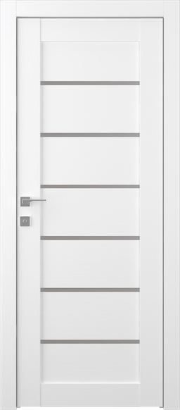 ALBA BIANCO NOBLE SWING BELLDINNI MODERN INTERIOR DOOR - 1