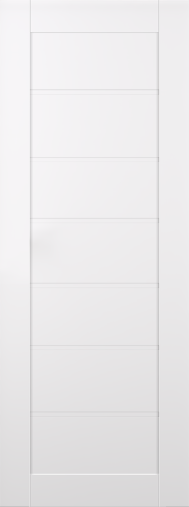 ALDA SNOW WHITE SLAB BELLDINNI MODERN INTERIOR DOOR - 1