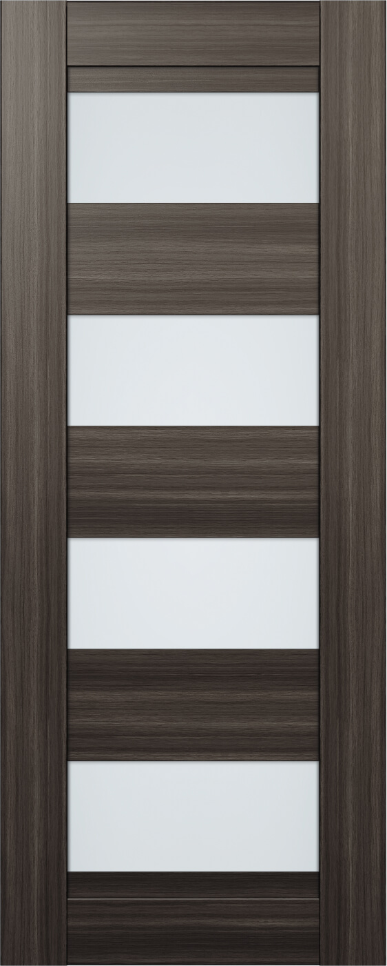 DELLA VETRO GRAY OAK POCKET BELLDINNI MODERN INTERIOR DOOR - 2