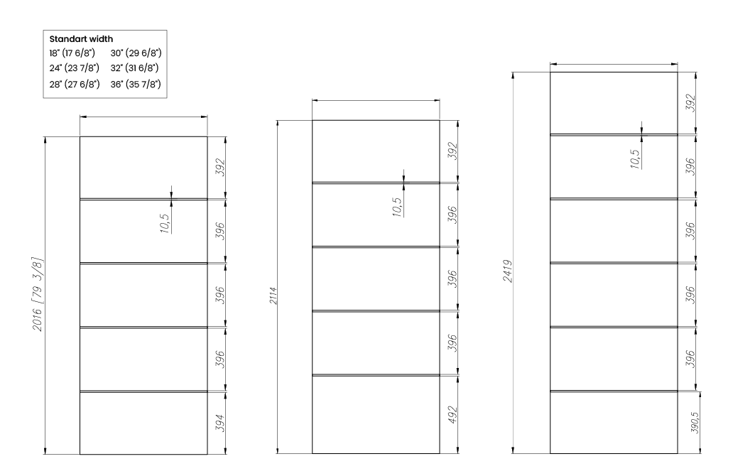 ARVIKA POLAR WHITE SWING BELLDINNI MODERN INTERIOR DOOR - 16