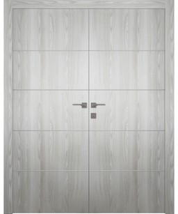 OPTIMA 4H RIBEIRA ASH DOUBLE BELLDINNI MODERN INTERIOR DOOR - 3