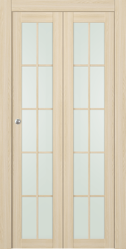 AVON 10 LITE VETRO LOIRE ASH BI-FOLD BELLDINNI MODERN INTERIOR DOOR - 1