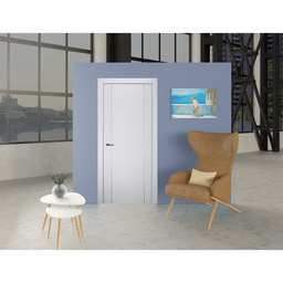 OPTIMA 2U SNOW WHITE SWING BELLDINNI MODERN INTERIOR DOOR - 2