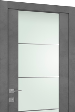 AVON 5 LITE VETRO DARK URBAN SWING BELLDINNI MODERN INTERIOR DOOR - 6