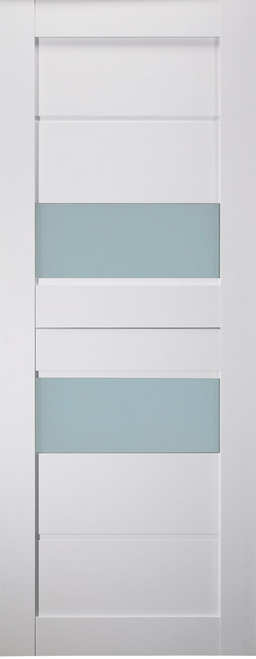 DESSA VETRO BIANCO NOBLE SLAB BELLDINNI MODERN INTERIOR DOOR - 1