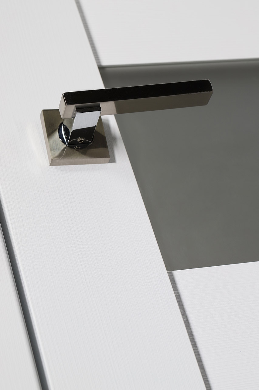 EDNA VETRO BIANCO NOBLE SWING BELLDINNI MODERN INTERIOR DOOR - 4