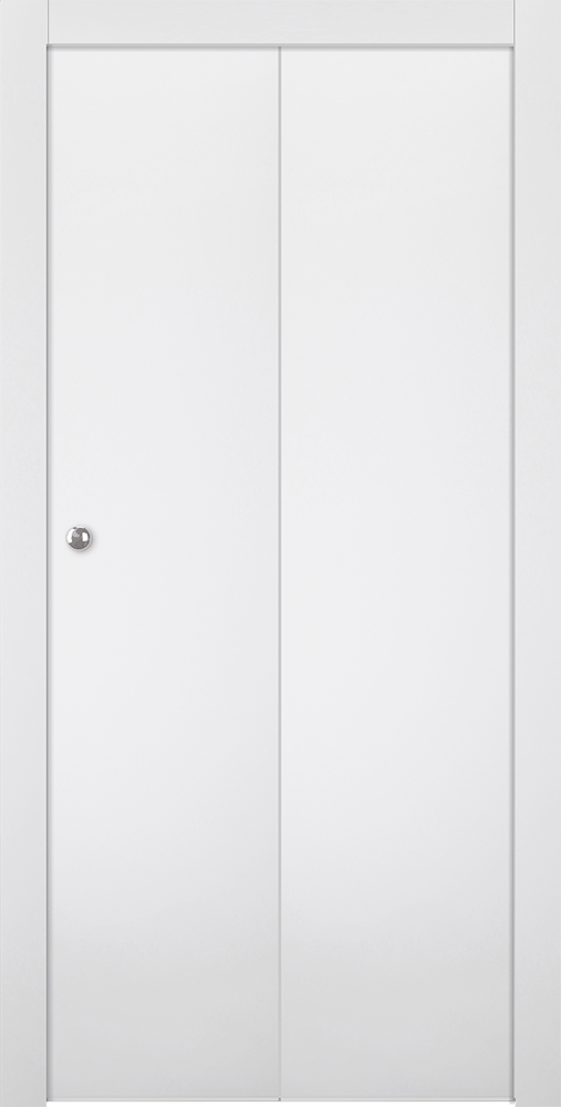 OPTIMA SNOW WHITE BI-FOLD BELLDINNI MODERN INTERIOR DOOR - 1