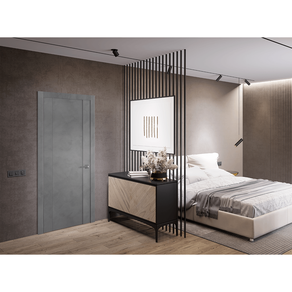 AVON 01 DARK URBAN BYPASS DOORS BELLDINNI MODERN INTERIOR DOOR - 3