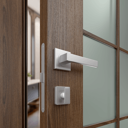 AVON 10 LITE VETRO PECAN NUTWOOD DOUBLE POCKET BELLDINNI MODERN INTERIOR DOOR - 3