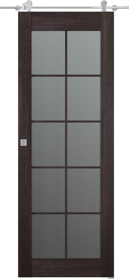 AVON 10 LITE VETRO VERALINGA OAK BARN BELLDINNI MODERN INTERIOR DOOR - 1