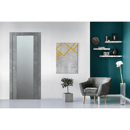 AVON 202 VETRO DARK URBAN SWING BELLDINNI MODERN INTERIOR DOOR - 3