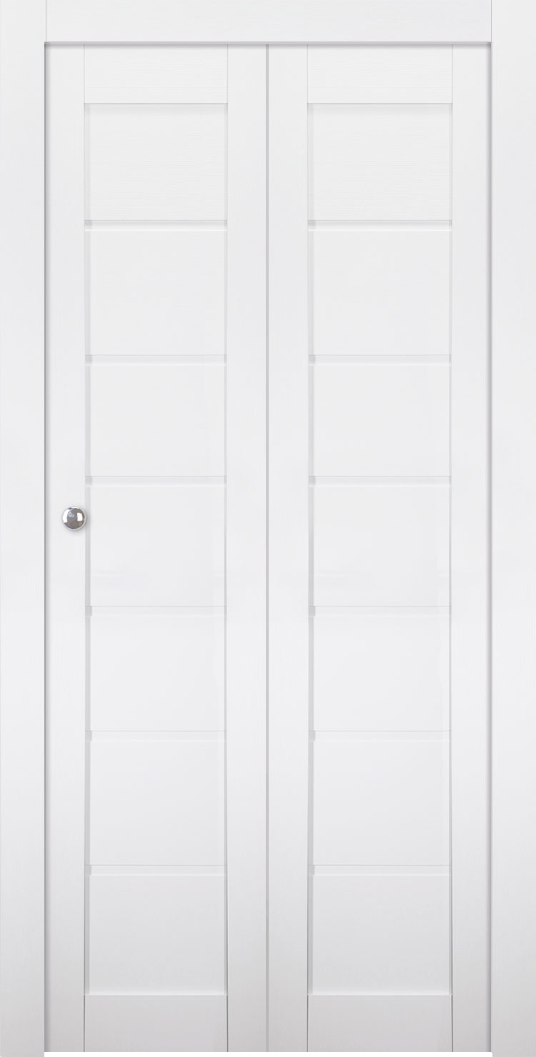 ALDA BIANCO NOBLE BI-FOLD BELLDINNI MODERN INTERIOR DOOR - 3