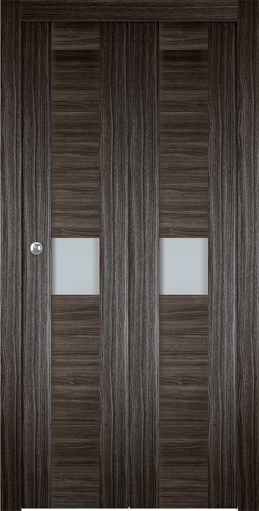 EDNA VETRO GRAY OAK BI-FOLD BELLDINNI MODERN INTERIOR DOOR - 3
