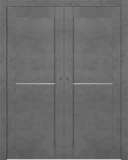 AVON 07 1H DARK URBAN DOUBLE POCKET BELLDINNI MODERN INTERIOR DOOR - 1