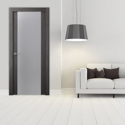 PALLADIO 202 VETRO GRAY OAK SWING BELLDINNI MODERN INTERIOR DOOR - 6