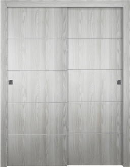 OPTIMA 4H RIBEIRA ASH BYPASS BELLDINNI MODERN INTERIOR DOOR - 3