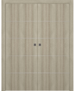 OPTIMA 4H SHAMBOR DOUBLE POCKET BELLDINNI MODERN INTERIOR DOOR - 1
