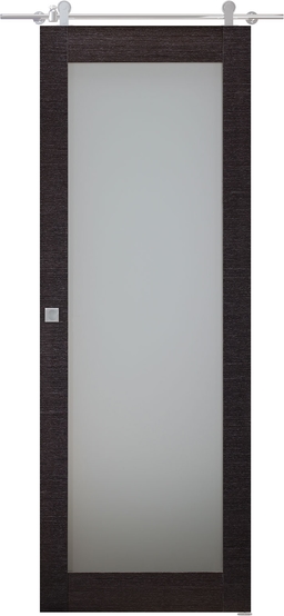 AVANTI 207 VETRO BLACK APRICOT BARN BELLDINNI MODERN INTERIOR DOOR - 3