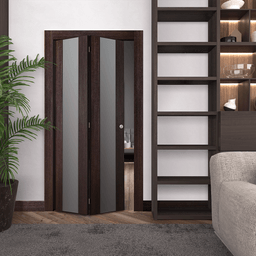 AVON 202 VETRO VERALINGA OAK BI-FOLD BELLDINNI MODERN INTERIOR DOOR - 3