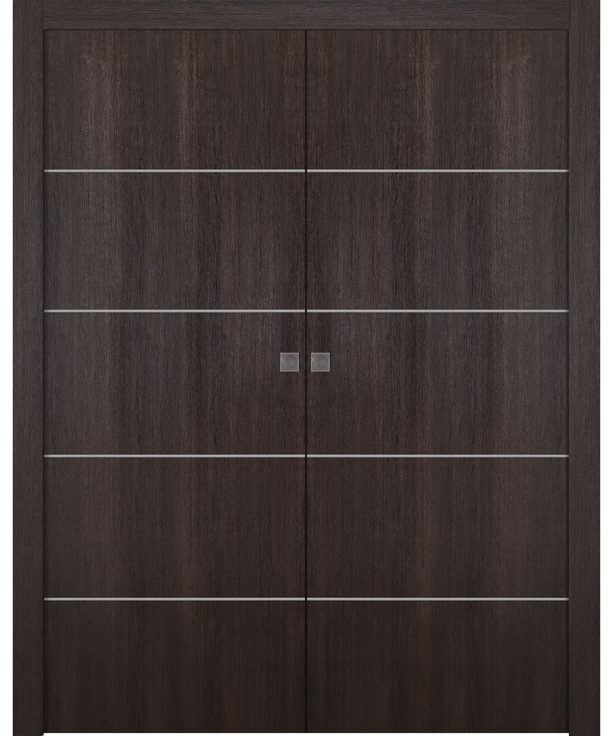 OPTIMA 4H VERALINGA OAK DOUBLE POCKET BELLDINNI MODERN INTERIOR DOOR - 1