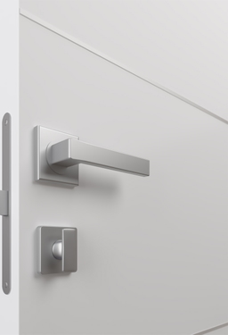 OPTIMA 2H SNOW WHITE DOUBLE INVISIBLE METAL FRAME BELLDINNI MODERN INTERIOR DOOR - 3