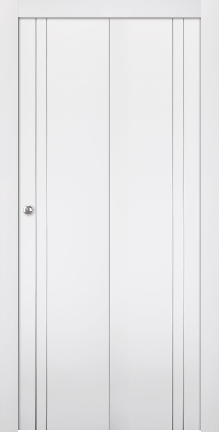 PALLADIO 2V BIANCO NOBLE BI-FOLD BELLDINNI MODERN INTERIOR DOOR - 4