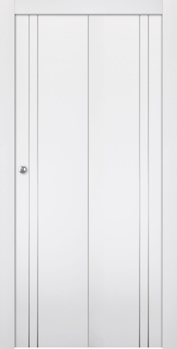 PALLADIO 2V BIANCO NOBLE BI-FOLD BELLDINNI MODERN INTERIOR DOOR - 4