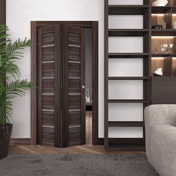ALBA GRAY OAK BI-FOLD BELLDINNI MODERN INTERIOR DOOR - 4